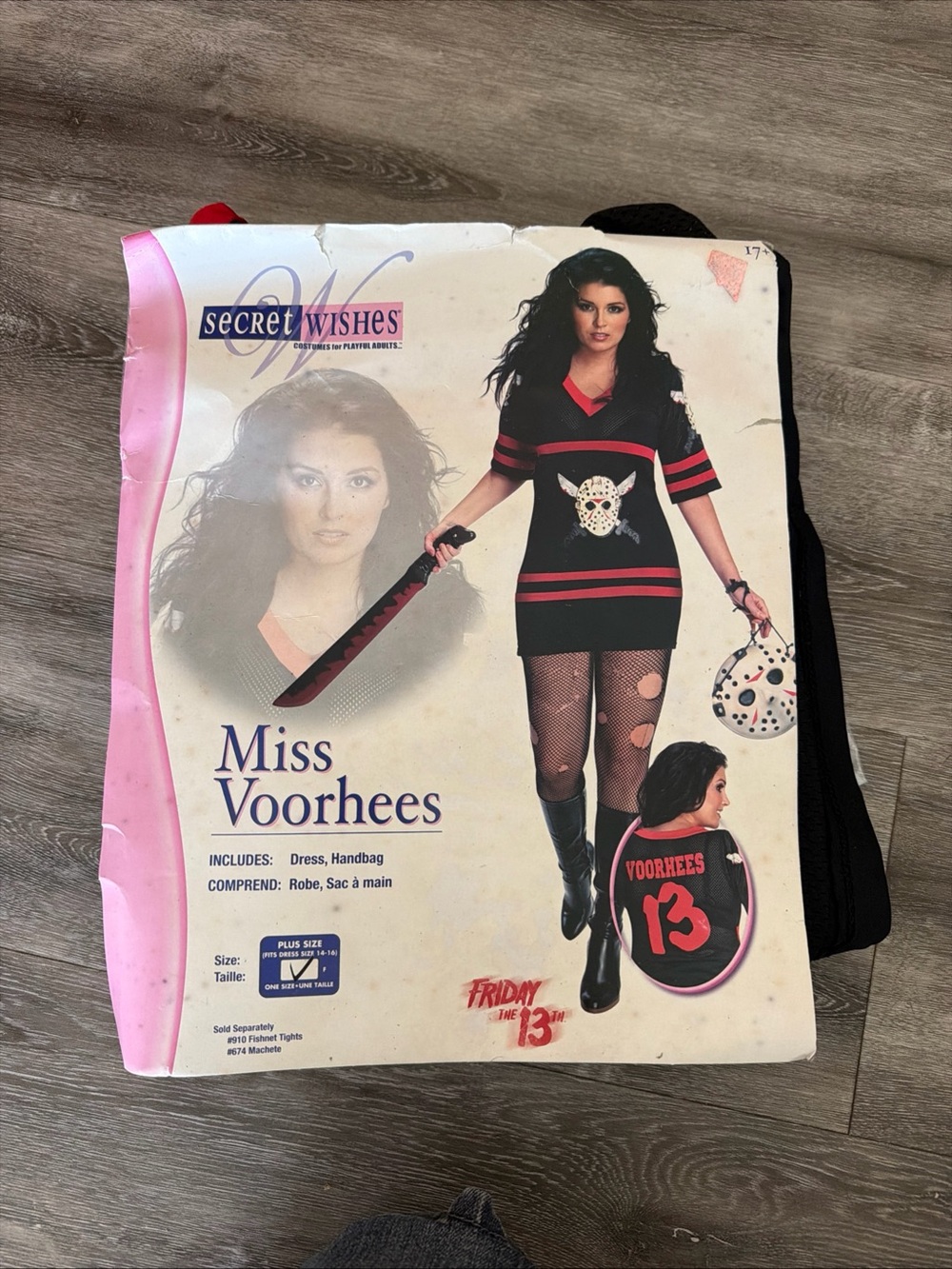 Rubie's Black and Red Miss Voorhees Women's Costume